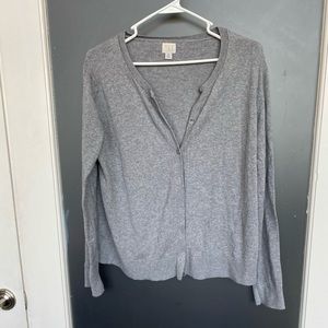Gray cardigan